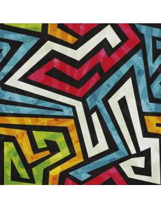 Látka s potiskem...