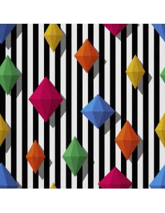 Látka s potiskem...